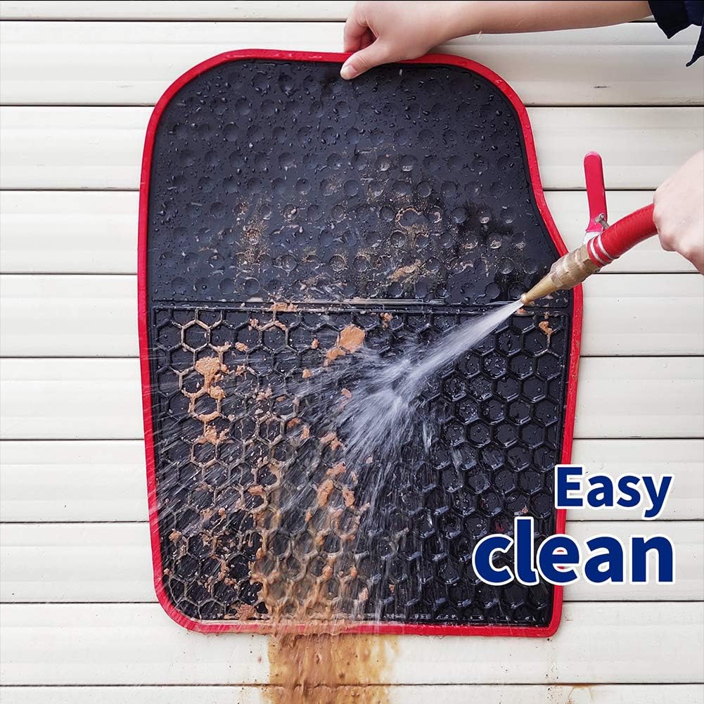 Black Heavy Duty Rubber Car Floor Mats R60077