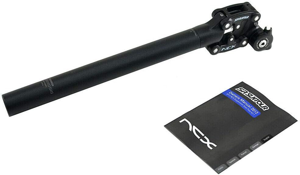 Suspension Seat Post 31.6X350mm Black L164