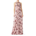 Blush Printed Floral Gown W1733
