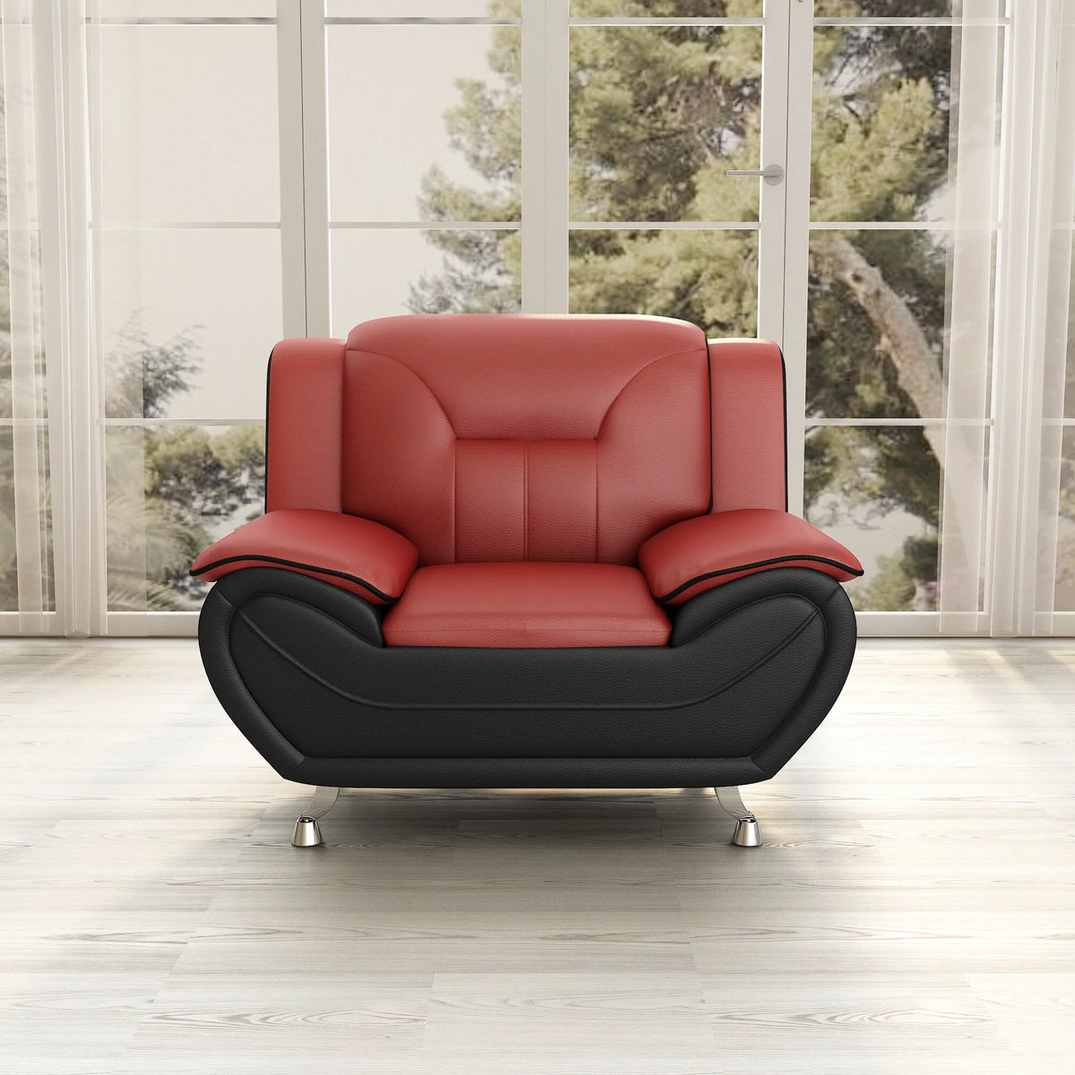 Faux Leather Club Chair M120900
