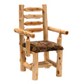 Dark Red Cedar Arm Chair B22574