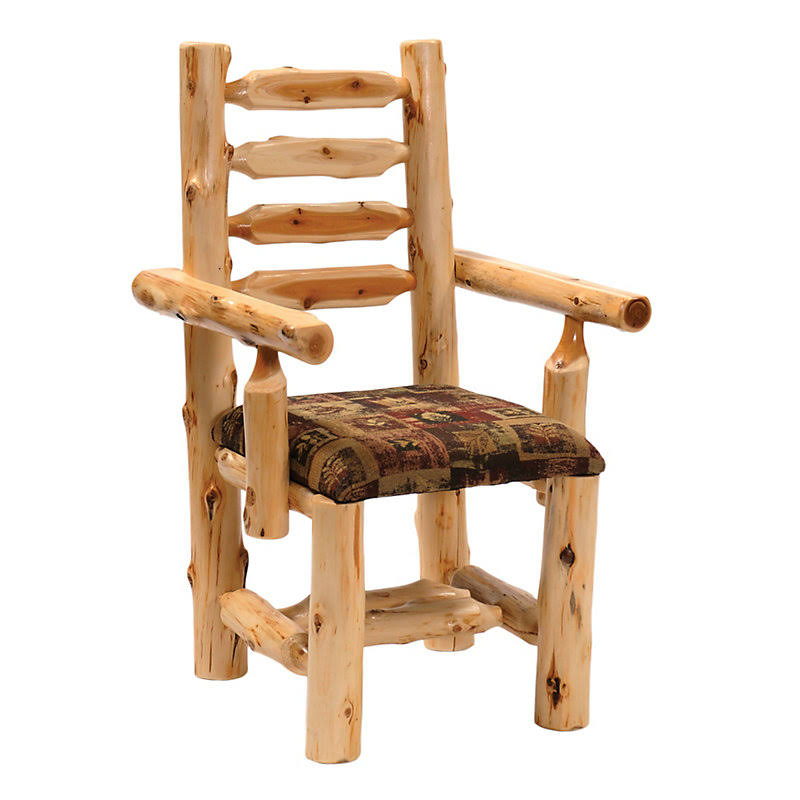 Dark Red Cedar Arm Chair B22574