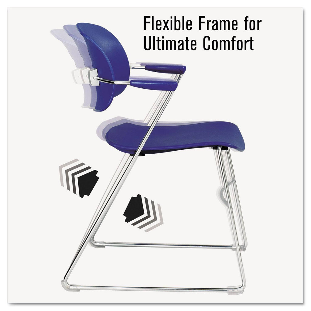 Stacking Chair (Qty. 4) Blue S14810