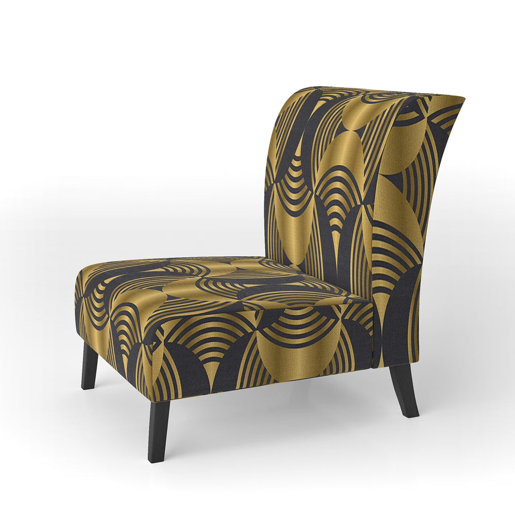 Upholstered Mid-Century Accent Chair U219