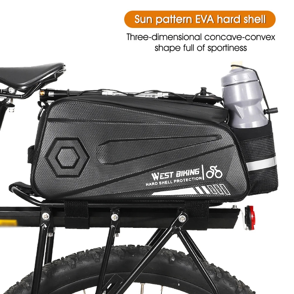 8.6L Waterproof Bicycle Rear Bag with Reflective Strips P556