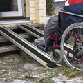 7FT Portable Adjustable Telescoping Wheelchair Ramp F265