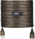 USB 2.0 Type A Male to A Female Extension Cable 100ft B725384