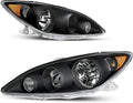 Chrome Housing Headlight Assembly with Amber Reflector Clear Lens U76236