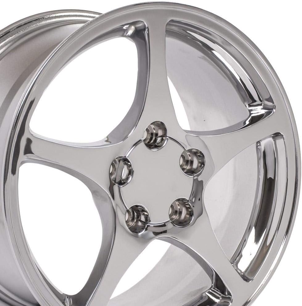 18 inch 5x120.65 18x9.5 Chrome Wheels K560