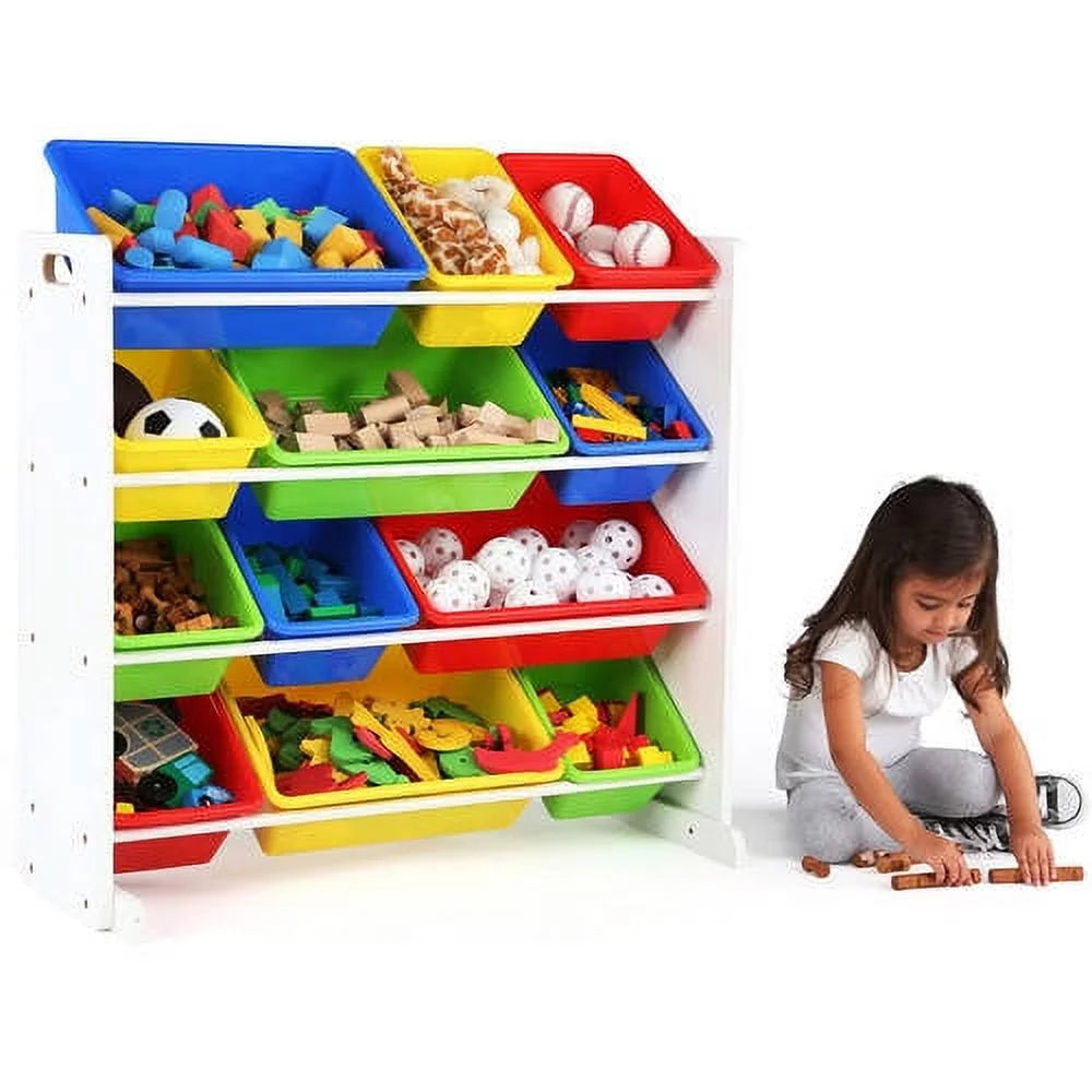12 Bin Kids Toy Storage Organizer N67294