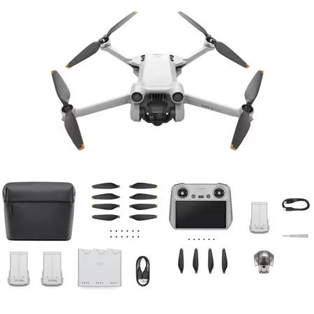 Mini 3 Pro Drone with RC Remote Controller and Fly More Kit B2404