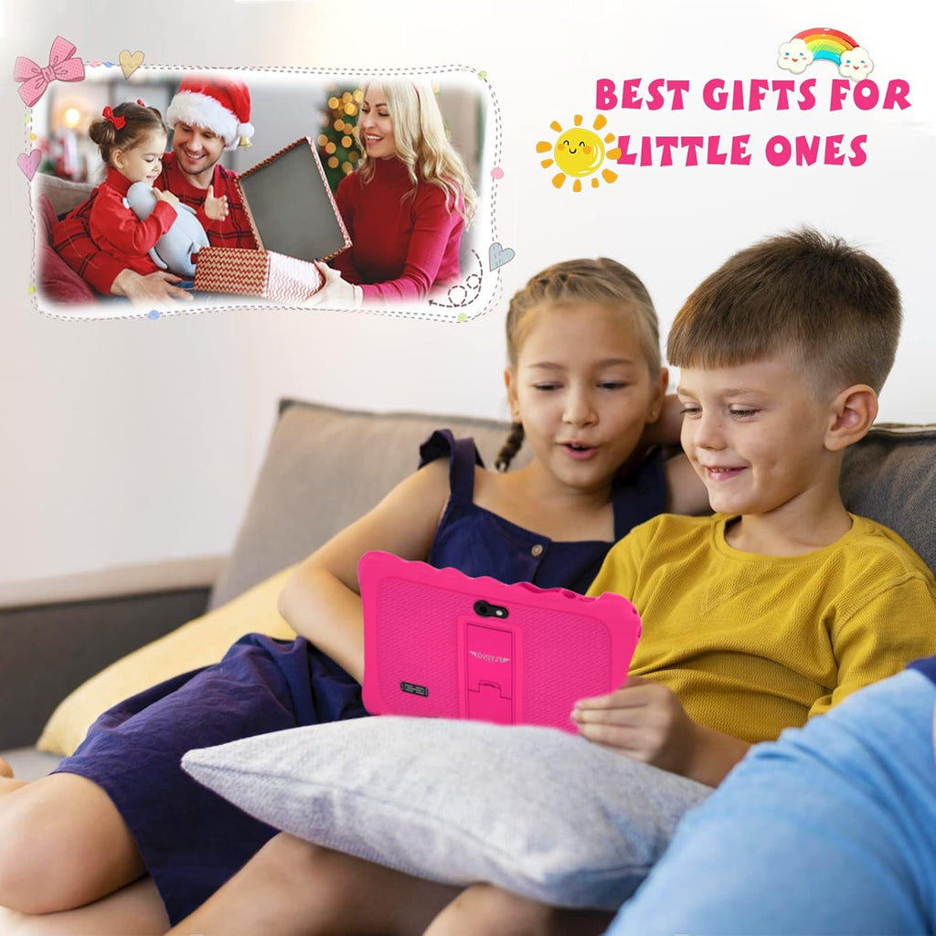 2 Pack Pink Kids Tablet with Kid-Proof Case K3357