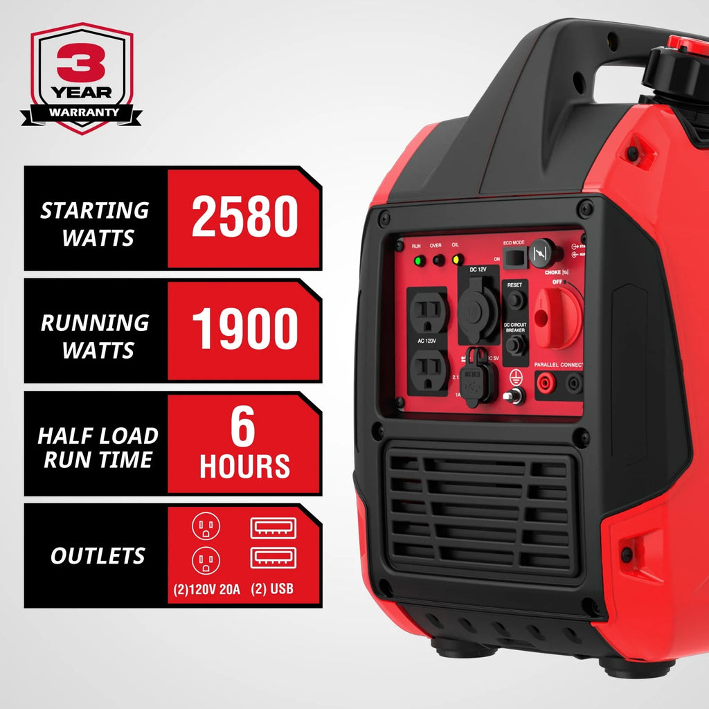 Portable Inverter Gas Generator L191413