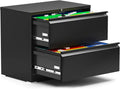 2 Drawer Metal Lateral File Cabinet with Lock E9721