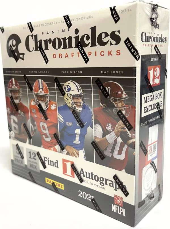 2021 Panini Chronicles Draft Picks Football Trading Card MEGA Box P48601