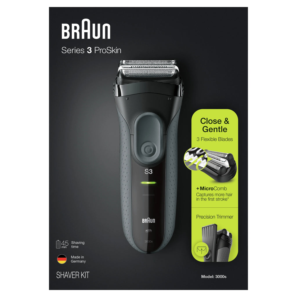 Black Rechargeable Electric Shaver J1595