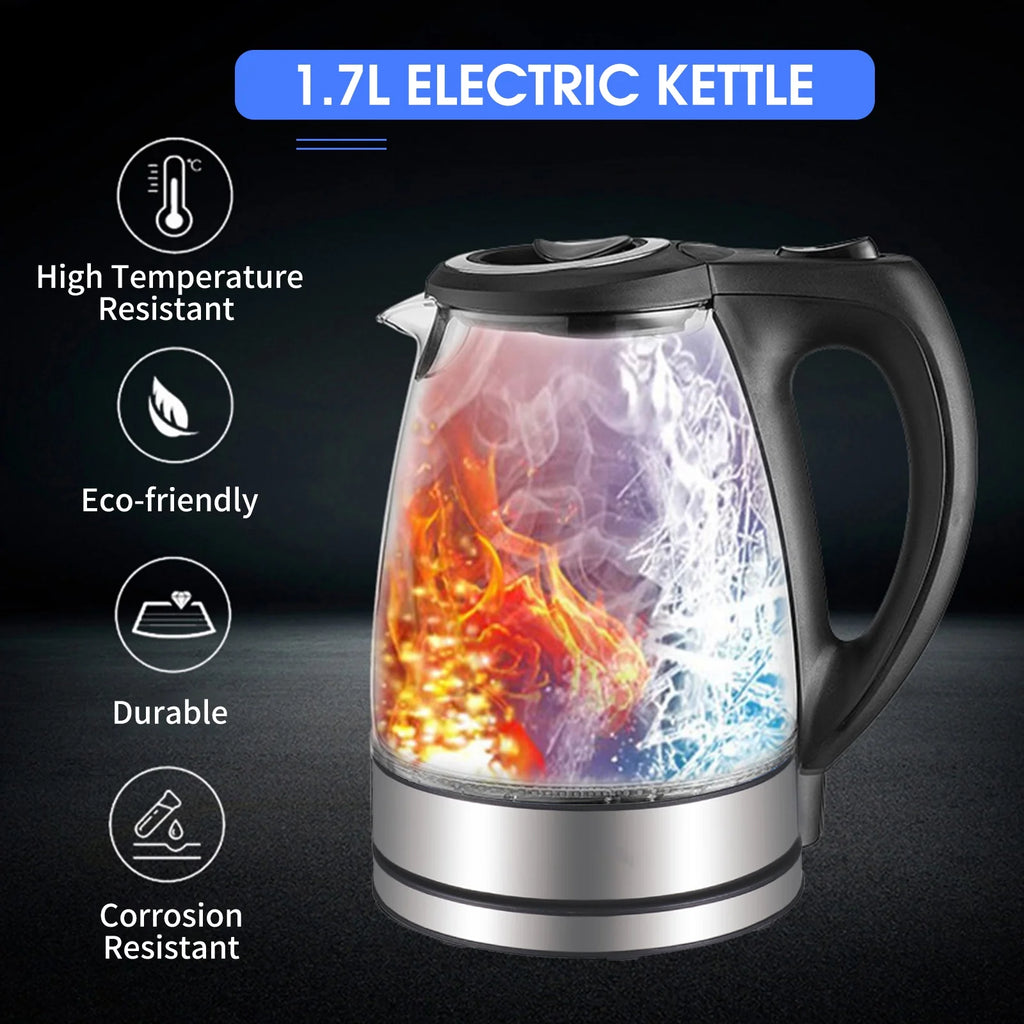 1500W Glass Electric Kettle with Auto Shut Off Y5675
