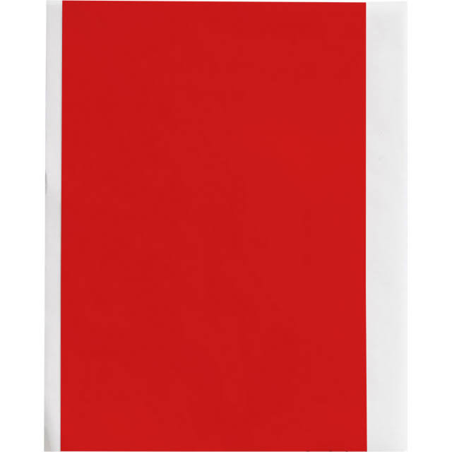Red Vinyl Label Roll X471141