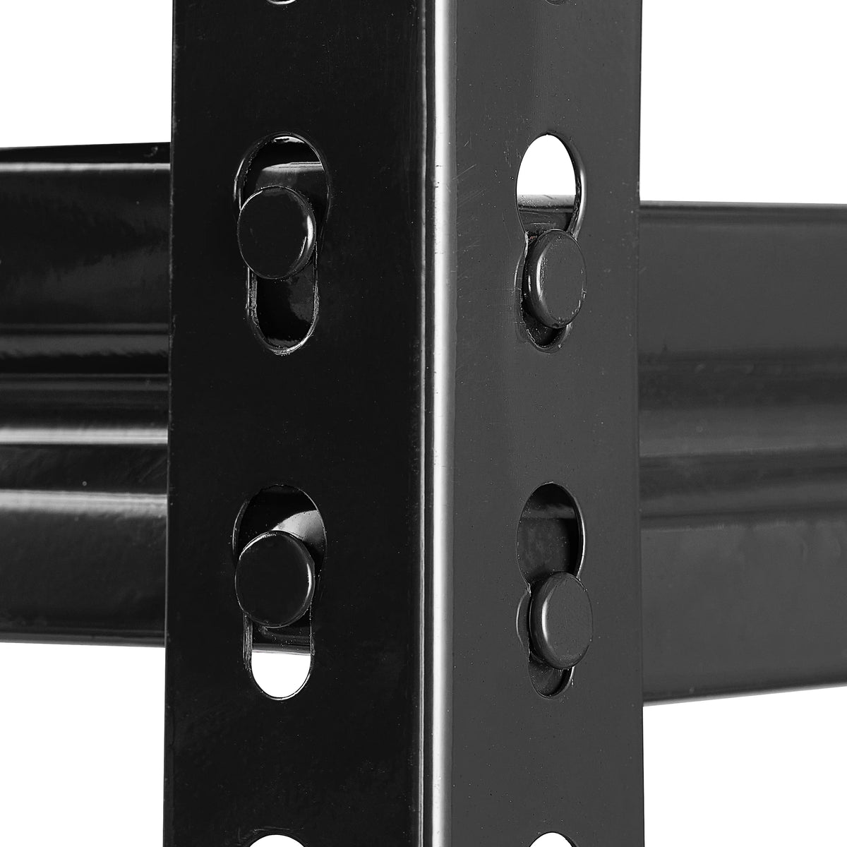 5-Shelf Adjustable Metal Shelves, Black F8044