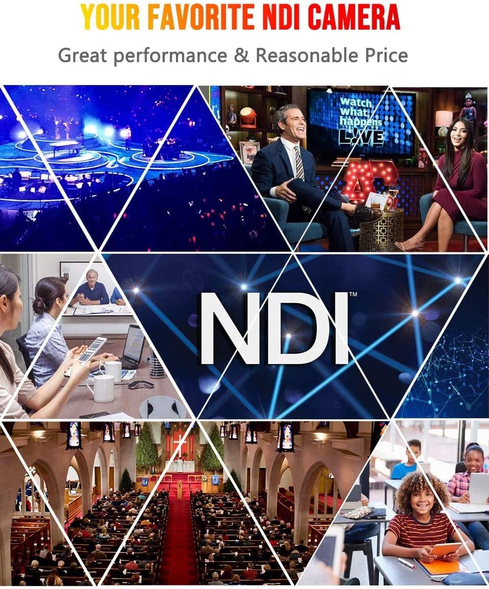 30X Full HD NDI PTZ Video Camera with SDI, HDMI and IP Outputs K846