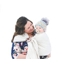 Bamboo and Linen Ring Sling Baby Carrier K1538