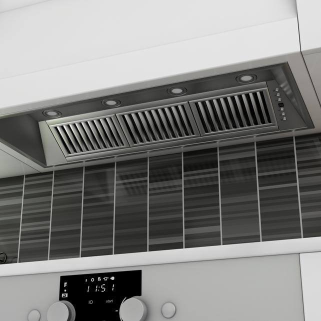 46 in. 700 CFM Stainless Steel Ducted Range Hood Insert J2667