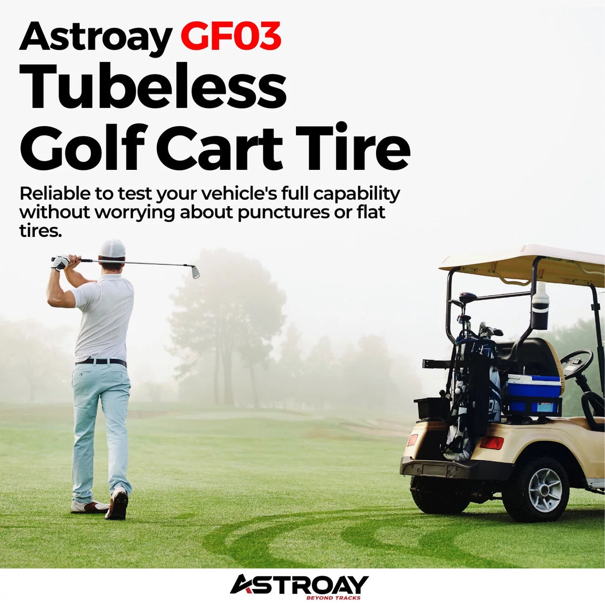 23 x 10.5 - 12 Golf Cart Tire O69957