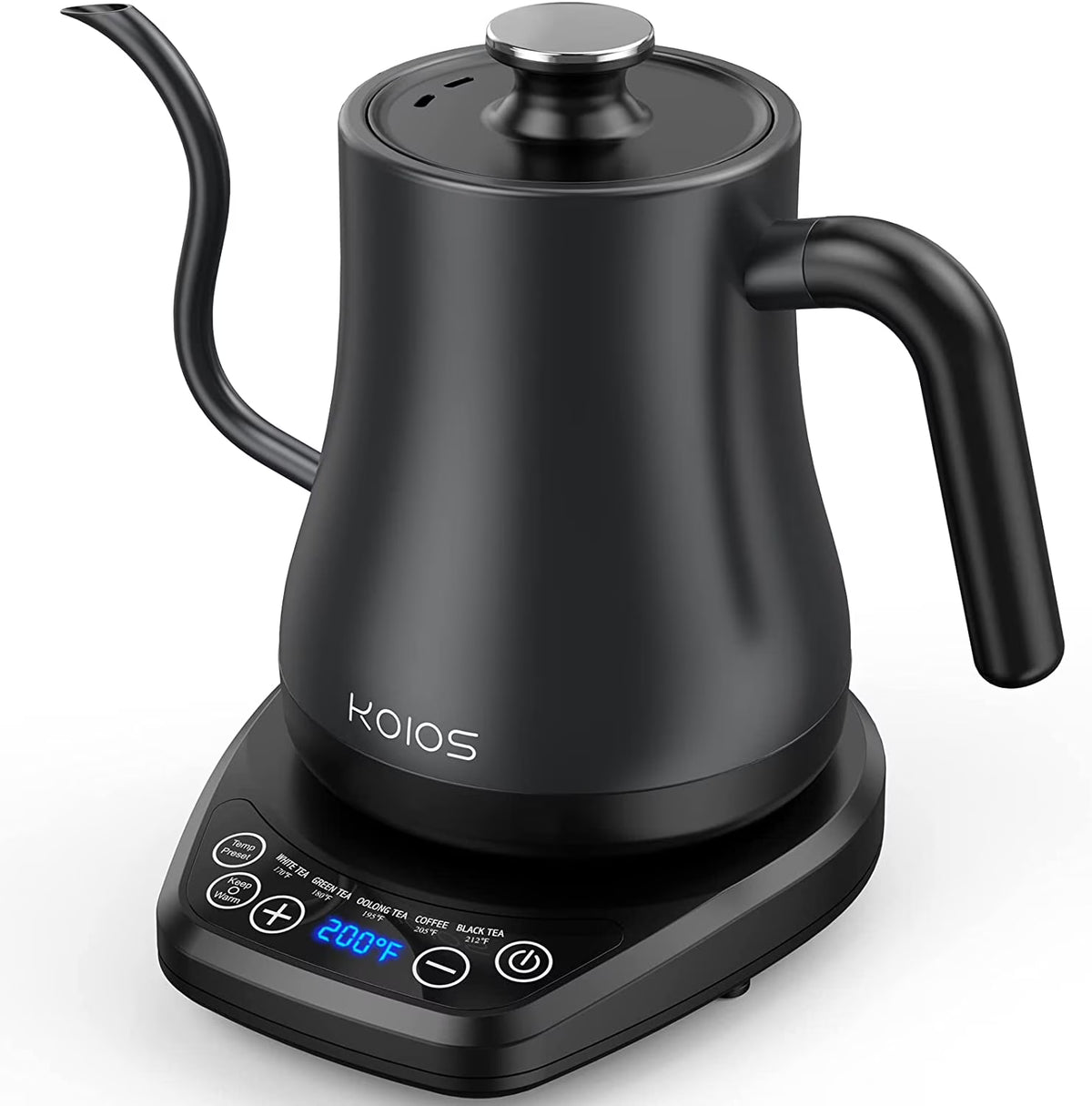 Electric Gooseneck Kettle, Stainless Steel, 1200W, 0.8L L885949