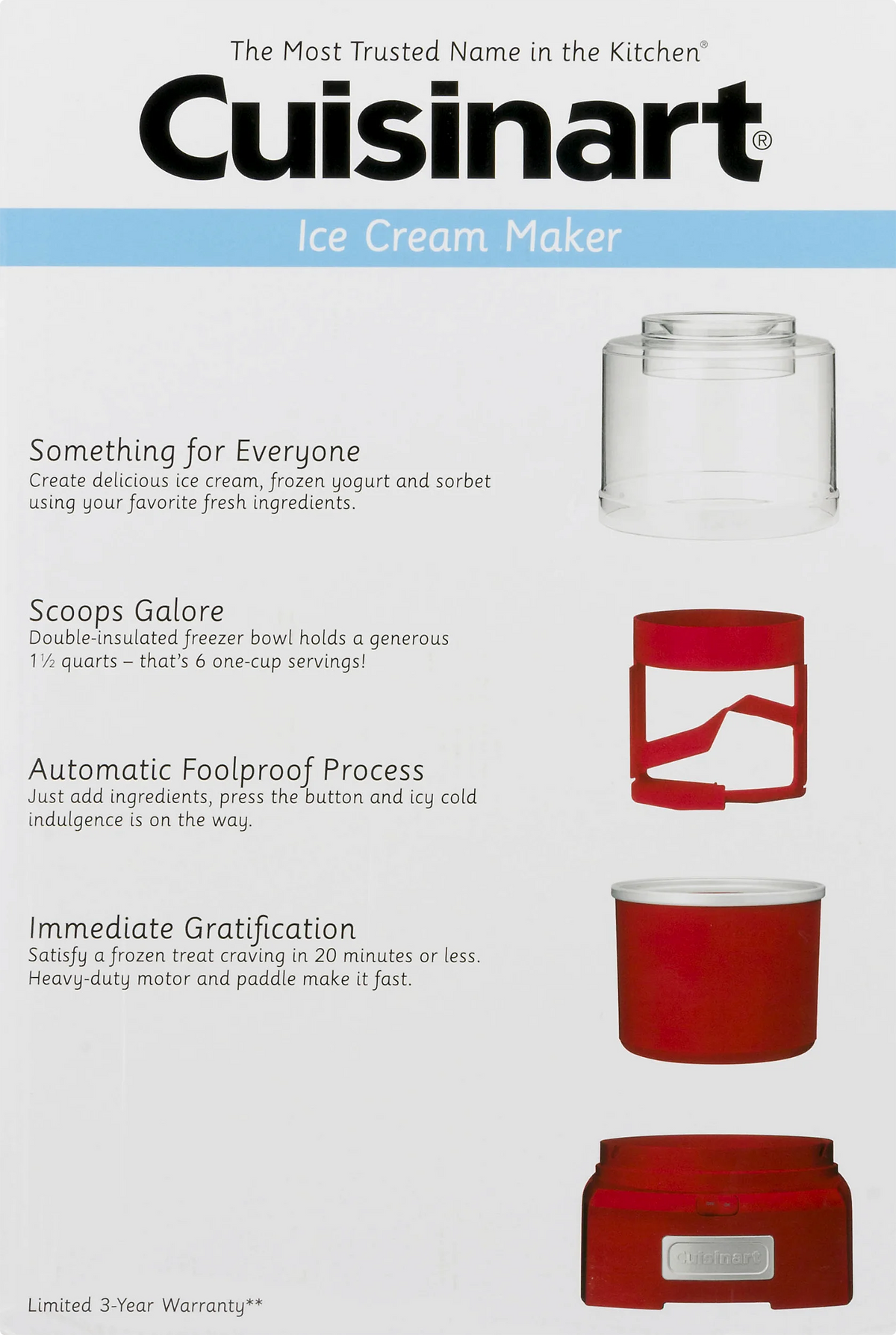Frozen Yogurt Ice Cream & Sorbet Maker N949