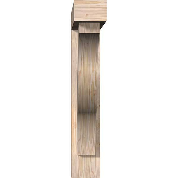 Douglas Fir Smooth Bracket with Offset Brace G5931