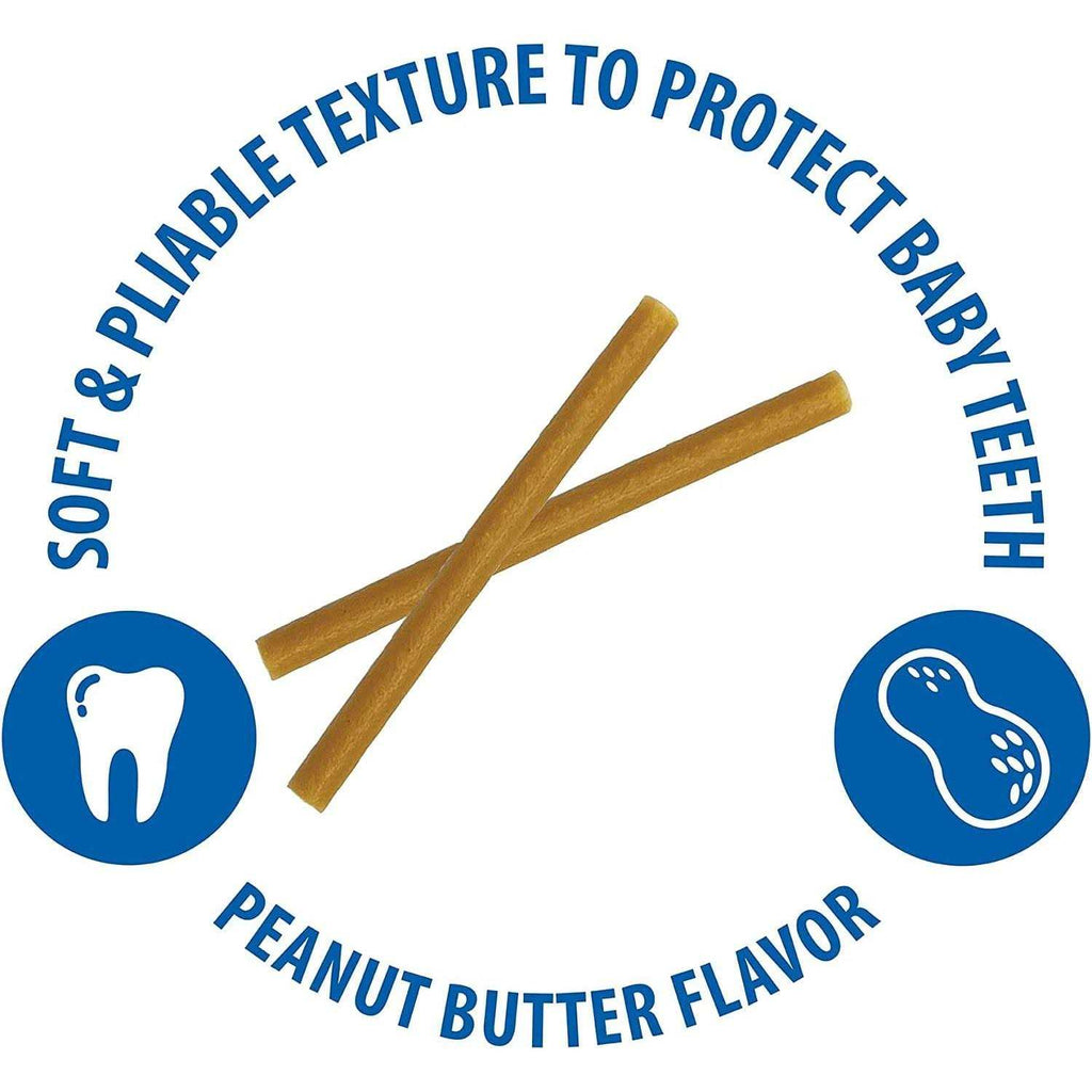 Peanut Butter Flavor Puppy Teething Sticks W978972