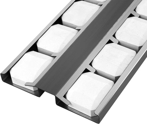 18" X 5-1/2" BBQ Grill Briquette Tray Heat Plates Shield Replacement Parts B265416