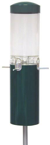 Green Classic Pole Mount Wild Bird Feeder D21122