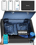 Biometric Gun Safe 4 Ways Quick Access Fingerprint Digital Keypad Key APP Lock Handgun Pistol Safe V3298