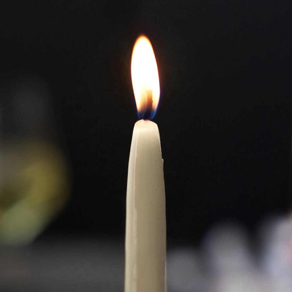 Ivory 12 Hour Taper Candle M2964