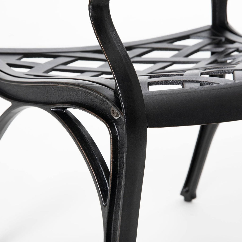 Cast Aluminum Patio Dining Arm Chair S921115