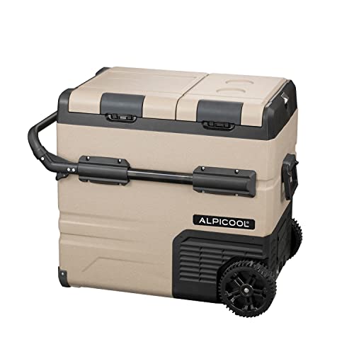 Portable 12 Volt Refrigerator, 47 Quart Dual Zone Freezer G93699