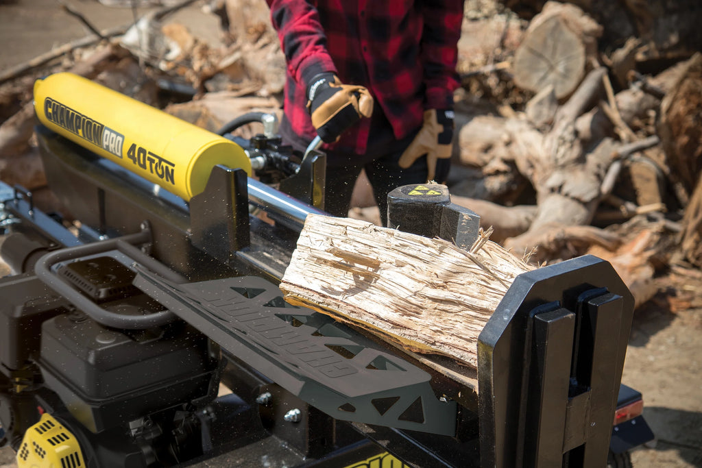 40-Ton Horizontal/Vertical Full Beam Gas Log Splitter with Auto Return K947242