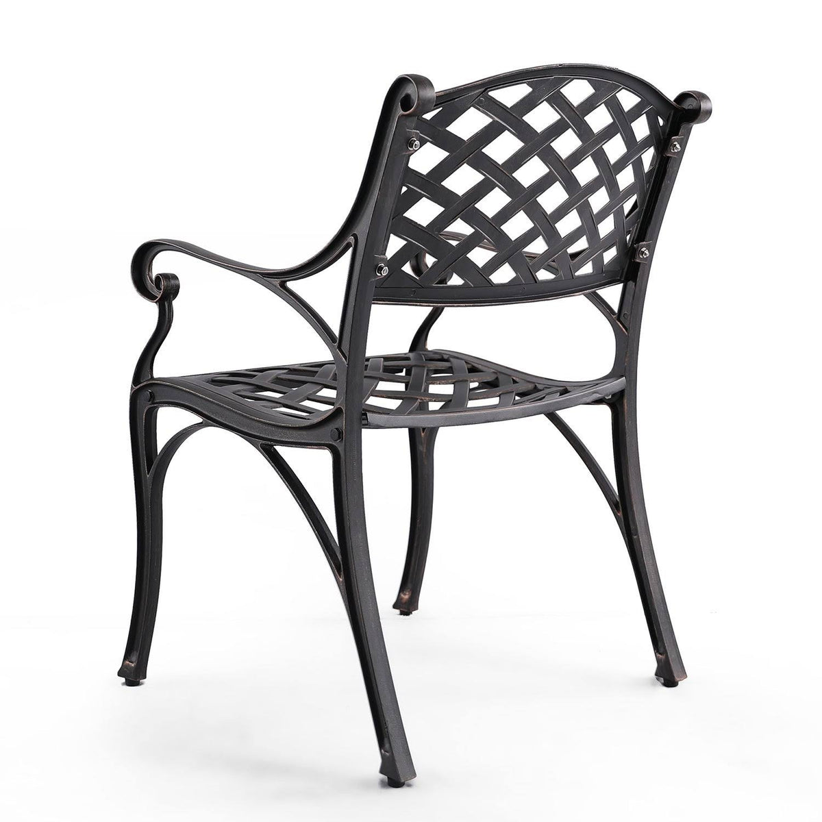 Cast Aluminum Patio Dining Arm Chair S921115