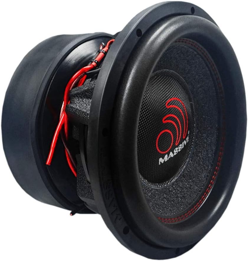 8 Inch 900 Watt RMS Dual 4 Ohm Car Audio Subwoofer T4911