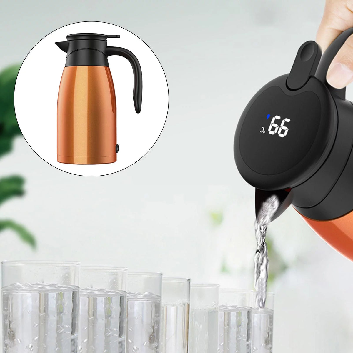 Orange Portable 12 Kettle Boiler Heater G78094