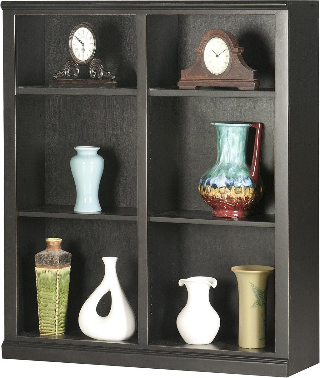 Midnight Blue Double Wide Bookcase J32601