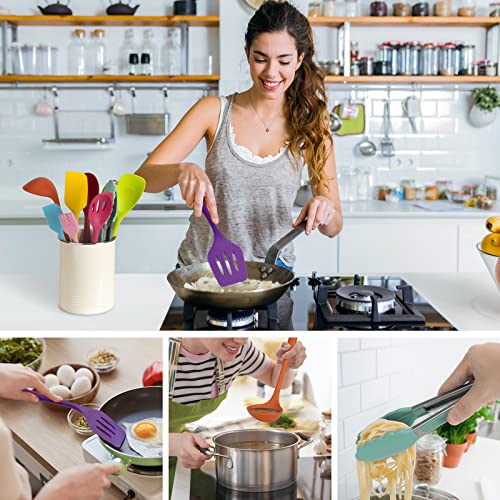10Pcs Silicone Kitchen Utensil Set X2619