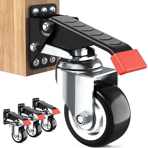 4 Pack Heavy Duty Retractable Caster Kit A8840