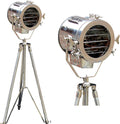 Steel Searchlight Floor Lamp with Tripod I6833