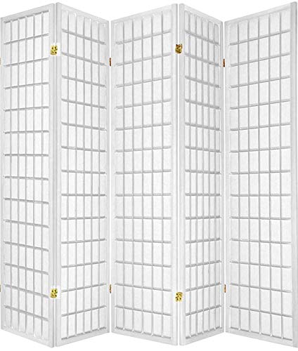 6 Panels Room Divider Privacy Screen Partition 71" Tall Cherry Finish 104" Wide D756979