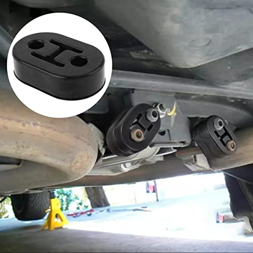 2PCS Universal 2 Holes 0.43inch Heavy Duty Exhaust Rubber Hanger H636