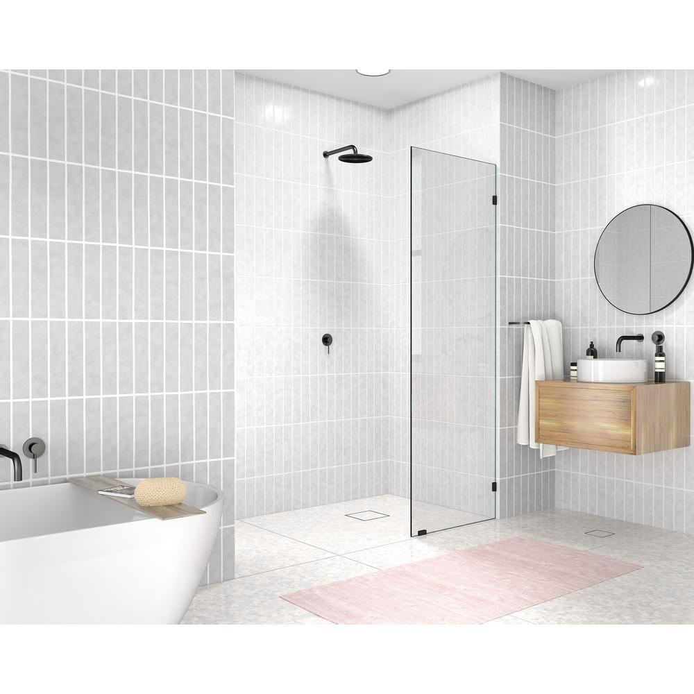 19.5 in. W x 78 in. H Frameless Shower Door F330647