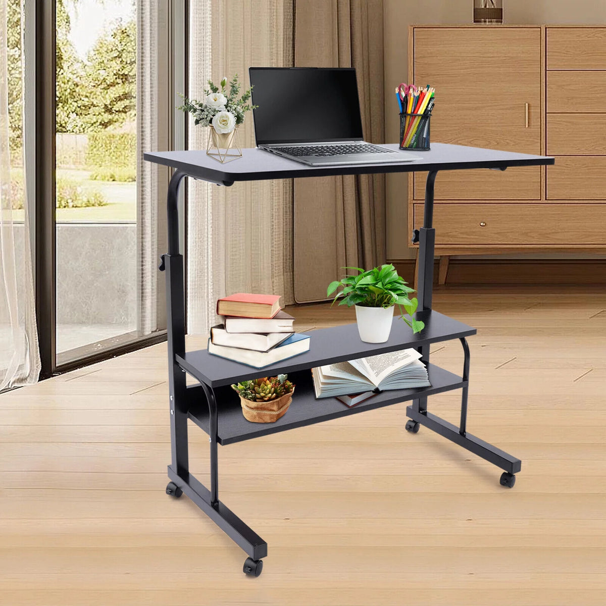Adjustable Height Desk with Wheels N687791