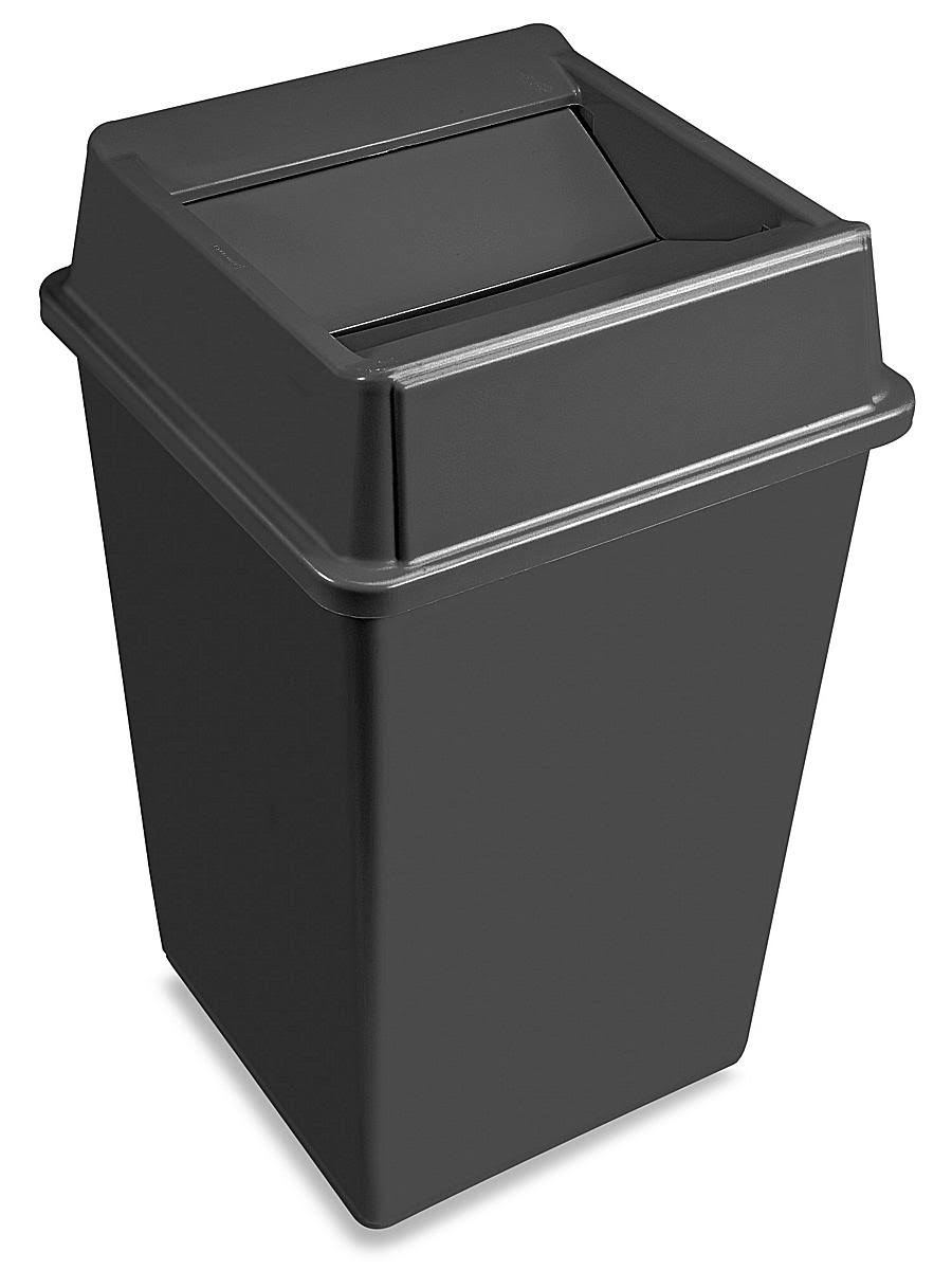 50 Gallon Black Trash Can L576